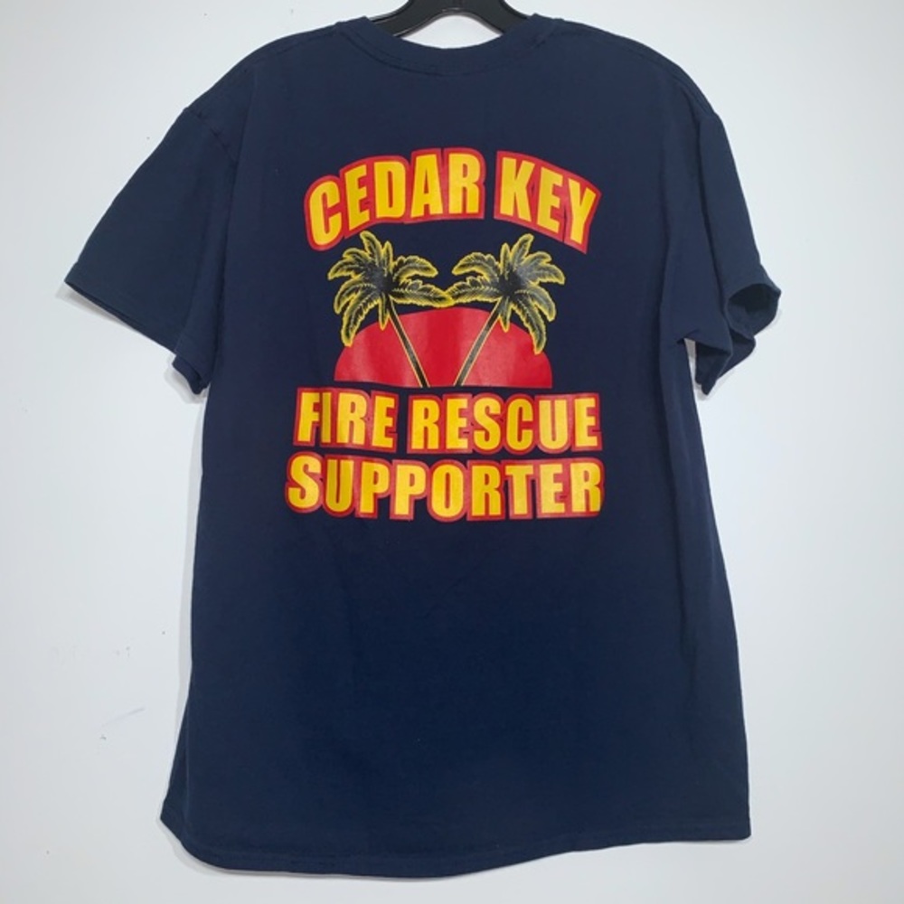 Cedar Key Fire Rescue Supporter Large T-shirt